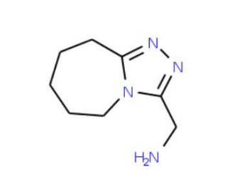 C-(6,7,8,9-Tetrahydro-5H-[1,2,4]triazolo[4,3-a]-azepin-3-yl)-methylamine (CAS 885461-42-7) - chemical structure image