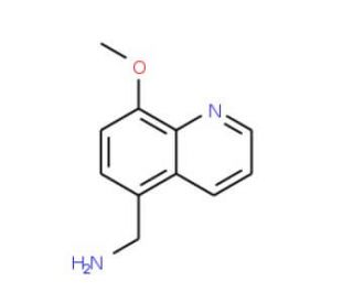 C-(8-Methoxy-quinolin-5-yl)-methylamine - chemical structure image