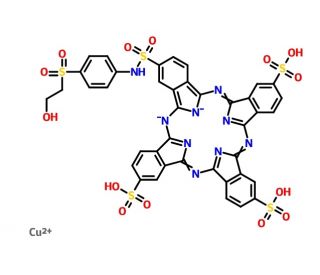 C.I.Reactive Blue 21 (CAS 12236-86-1) - chemical structure image