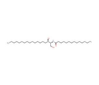 C14 Dihydroceramide (CAS 61389-70-6) - chemical structure image