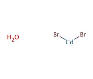 Cadmium bromide tetrahydrate (CAS 13464-92-1) - chemical structure image