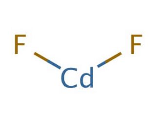 Cadmium fluoride (CAS 7790-79-6) - chemical structure image