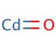 Cadmium oxide (CAS 1306-19-0) - chemical structure image