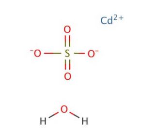 Cadmium sulfate hydrate (CAS 15244-35-6) - chemical structure image