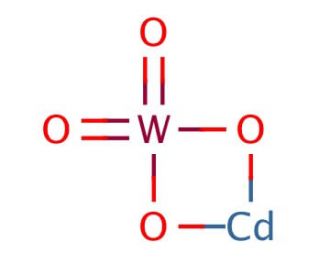 Cadmium tungstate (CAS 7790-85-4) - chemical structure image