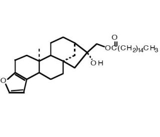 Cafestol palmitate (CAS 81760-46-5) - chemical structure image
