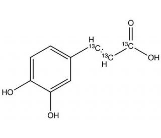 Caffeic Acid-13C3 (CAS 1185245-82-2) - chemical structure image