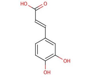 Caffeic Acid (CAS 331-39-5) - chemical structure image