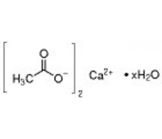 Calcium acetate hydrate (CAS 114460-21-8) - chemical structure image