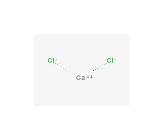 Calcium chloride anhydrous (CAS 10043-52-4) - chemical structure image