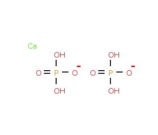 Calcium dihydrogenphosphate (CAS 7758-23-8) - chemical structure image