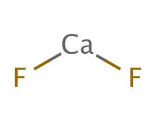 Calcium fluoride (CAS 7789-75-5) - chemical structure image