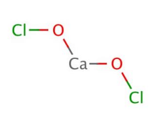 Calcium hypochlorite (CAS 7778-54-3) - chemical structure image