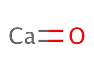 Calcium oxide (CAS 1305-78-8) - chemical structure image
