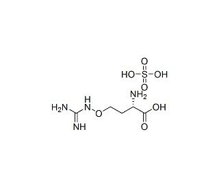 Canavanine sulfate (CAS 2219-31-0) - chemical structure image