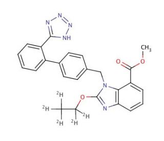 Candesartan Methyl Ester-d5 - chemical structure image