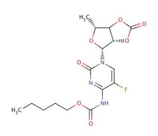 Capecitabine-2&prime;,3&prime;-cyclic Carbonate (CAS 921769-65-5) - chemical structure image