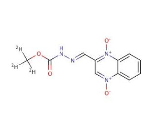 Carbadox-d3 (CAS 1185240-06-5) - chemical structure image