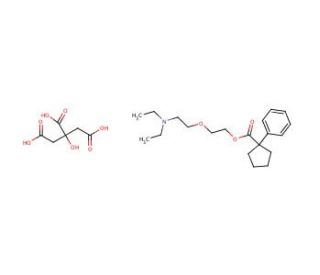 Carbetapentane citrate (CAS 23142-01-0) - chemical structure image