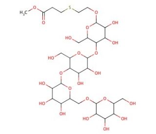 Carbomethoxyethylthioethyl 4-O-(4-O-[6-O-{a-D-glucopyranosyl}-a-D-glucopyranosyl]-a-D-glucopyranosyl)-b-D-glucopyranoside (CA