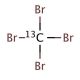 Carbon-13C tetrabromide (CAS 72802-79-0) - chemical structure image