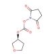 Carbonic Acid 2,5-Dioxopyrrolidin-1-yl (S)-Tetrahydrofuran-3-yl Ester (CAS 138499-08-8) - chemical structure image