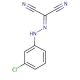 Carbonyl Cyanide m-Chlorophenylhydrazone (CAS 555-60-2) - chemical structure image