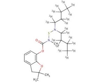 Carbosulfan-d18 (CAS 1189903-75-0) - chemical structure image
