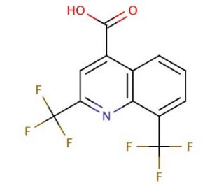 Carboxymefloquine (CAS 35853-50-0) - chemical structure image