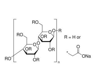 Carboxymethylcellulose, Sodium Salt (CAS 9004-32-4) - chemical structure image