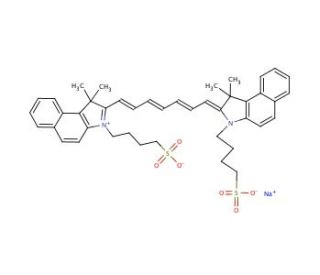 Cardiogreen (CAS 3599-32-4) - chemical structure image