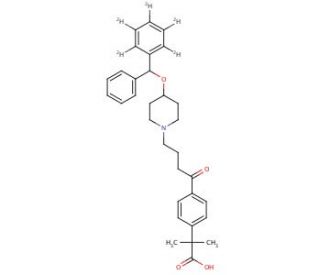 Carebastine-d5 - chemical structure image