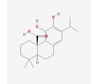 Carnosic acid (CAS 3650-09-7) - chemical structure image