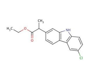 Carprofen Ethyl Ester (Carprofen Impurity) (CAS 52262-89-2) - chemical structure image