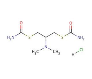 Cartap hydrochloride (CAS 15263-52-2) - chemical structure image