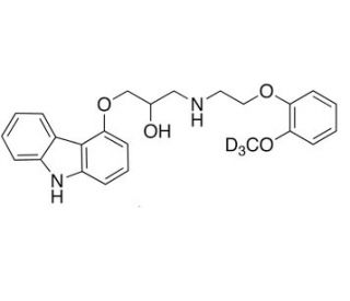 Carvedilol-d3 (CAS 1020719-25-8) - chemical structure image