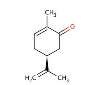 (&plus;)-Carvone (CAS 2244-16-8) - chemical structure image