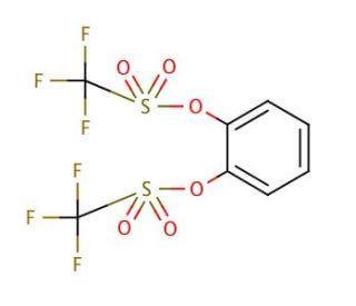 Catechol bis(trifluoromethanesulfonate) (CAS 17763-91-6) - chemical structure image