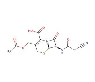 Cefacetrile (CAS 10206-21-0) - chemical structure image