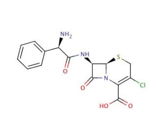 Cefaclor (CAS 53994-73-3) - chemical structure image