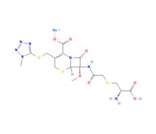 Cefminox Sodium Heptahydrate (CAS 75498-96-3) - chemical structure image