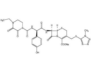 Cefoperazone sodium (CAS 62893-20-3) - chemical structure image