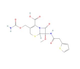 Cefoxitin (CAS 35607-66-0) - chemical structure image
