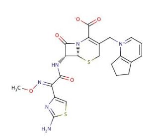 Cefpirome sulfate (CAS 98753-19-6) - chemical structure image
