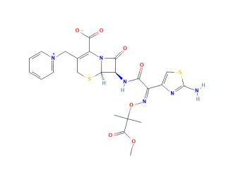 Ceftazidime Methyl Ester (CAS 1354396-23-8) - chemical structure image