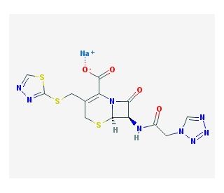 Ceftezole sodium (CAS 41136-22-5) - chemical structure image