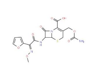 Cefuroxime (CAS 55268-75-2) - chemical structure image