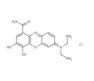 Celestine blue (CAS 1562-90-9) - chemical structure image
