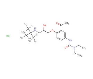 Celiprolol-d9 Hydrochloride - chemical structure image