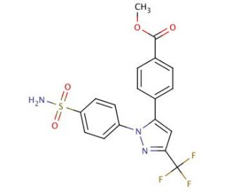 Celocoxib Carboxylic Acid Methyl Ester (CAS 1189893-75-1) - chemical structure image
